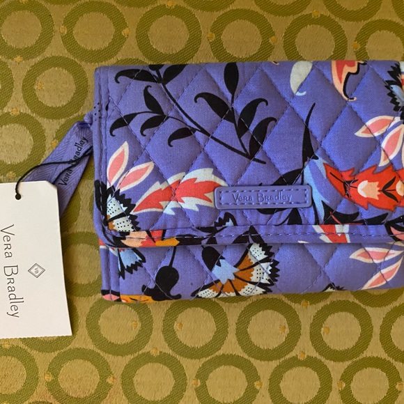 Vera Bradley light purple wallet - Picture 1 of 5